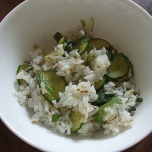 夏野菜で混ぜご飯♪